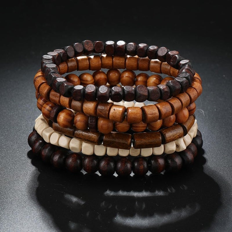 JAVMOO Gothic Bracelet Adjustable Punk Braided Leather Multilayer Grunge Set Bracelets Emo Metal Cuff Wrap Bangles Meaningful Gift - Image 4